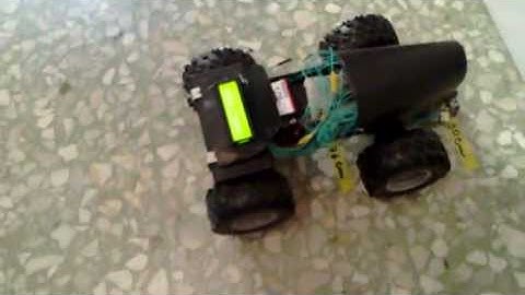 Rover Robot pic18f2550 P control algorithm