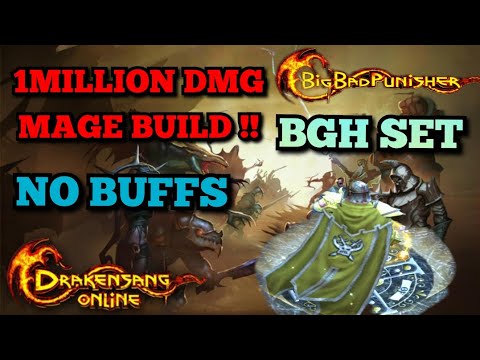 1 MILLION DMG MAGE BUILD!! NO BUFFS !!  | Drakensang Online