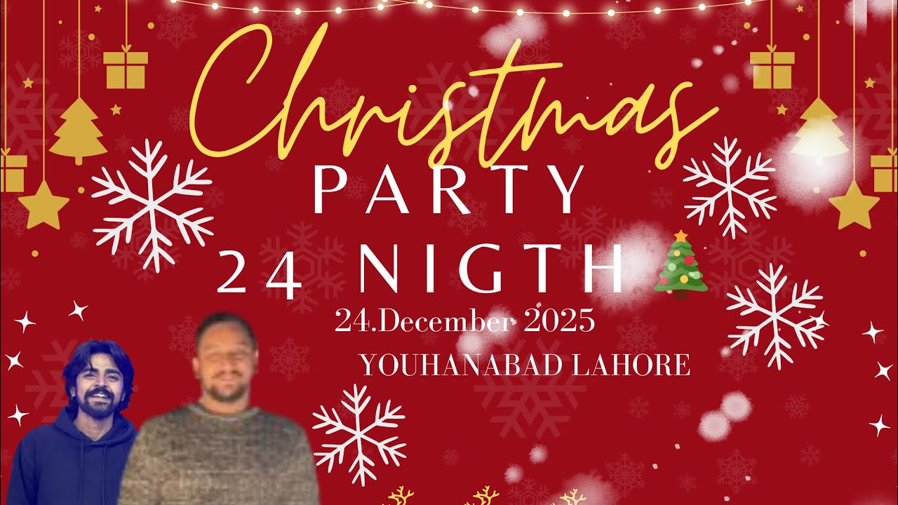 24 night enjoy Christmas night enjoy fun and party 