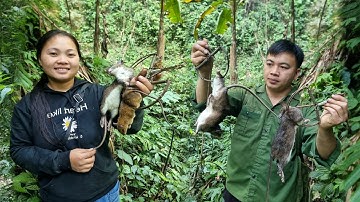 Hành Trình Đi Rừng Đánh Bẫy Và Thăm Bẫy Chuột Sau 2 Ngày