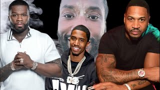 @50Cent responded to @KingCombs diss Stevie J and @meekmill came to his rescue