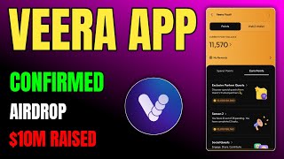 Veera App Airdrop 🔥 Full Guide | Points Farming & $10M Funding Raised 🚀