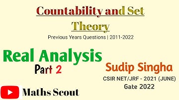 Part-2 || Real Analysis || Countability and Set theory||