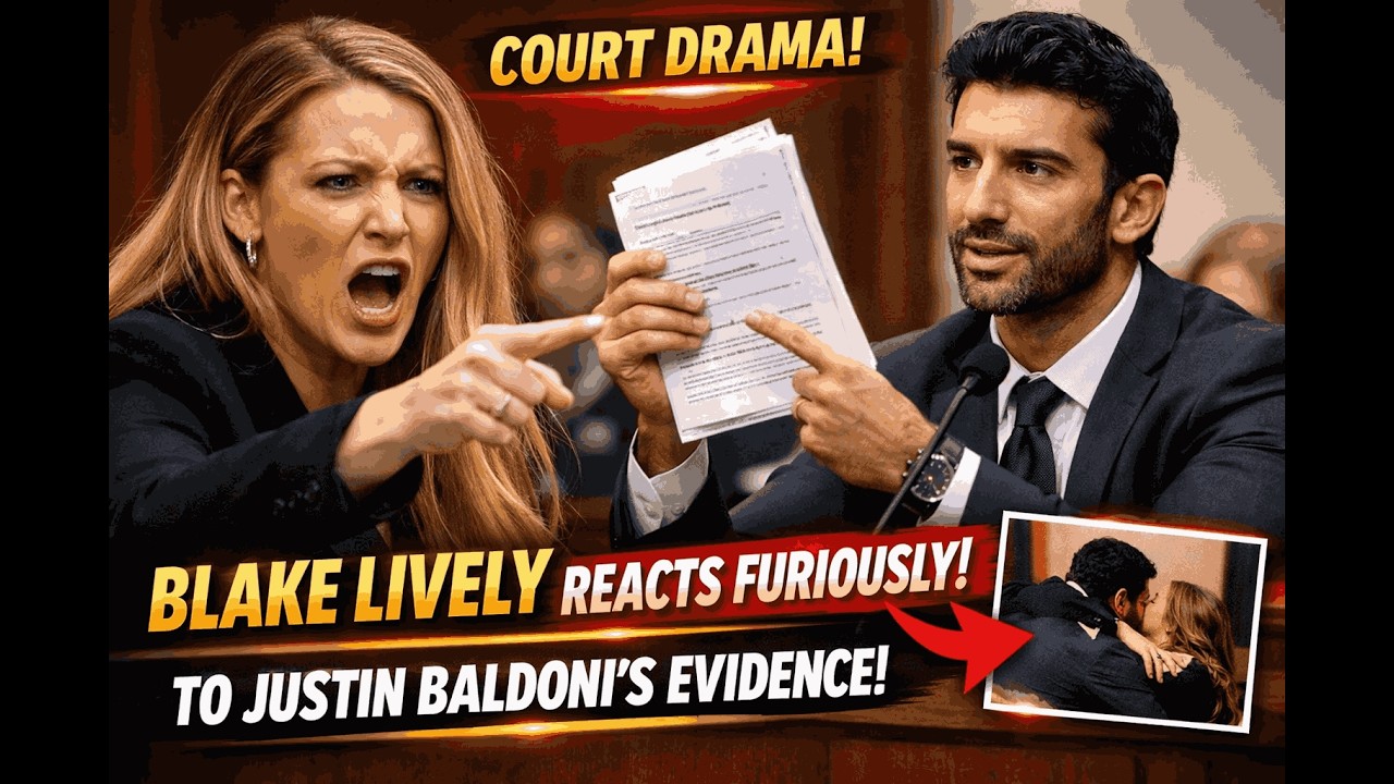 Court Drama: Blake Lively REACTS Furiously to Justin Baldoni’s Evidence ...