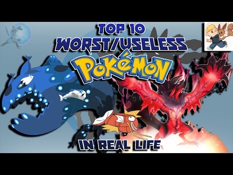 Top 10 Worst/Useless Pokémon in Real Life (Feat. AlmightyMandals)
