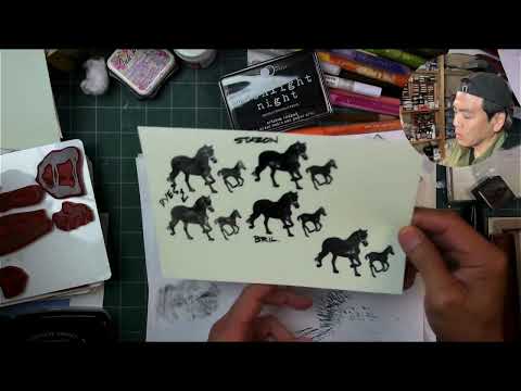 Stampscapes Lab: Glow-in-the-Dark Printable Vinyl Sticker Paper - YouTube