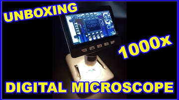 1000x Digital Microscope: Unboxing Review 1000x