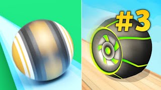 Sky rolling ball 3D VS Action ball | All Levels ( Part - 03 ) | Walkthrough | Android Gameplay | screenshot 3