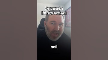 Did You Nail Your Job Interview? Signs You Got the Job (or Blew It!) #jobinterview