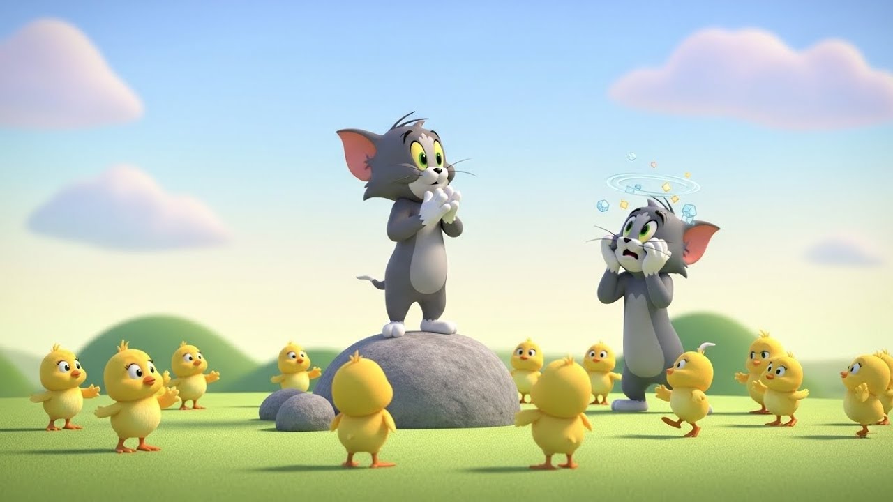 Tom & Jerry vs Little Chicks 🐥🐱🐭 | Cutest Cartoon Ever 😂🔥