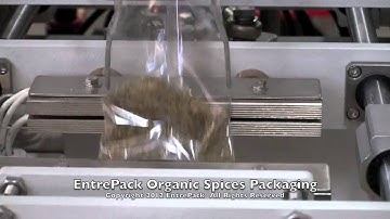 EntrePack Series VII Vertical Form-Fill-Seal Machine Spice Packaging SP86
