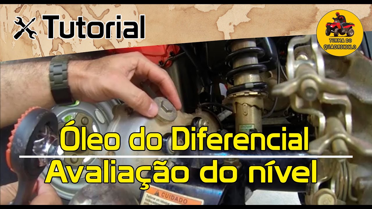 Avaliando o nível do óleo do Diferencial de seu Quadriciclo