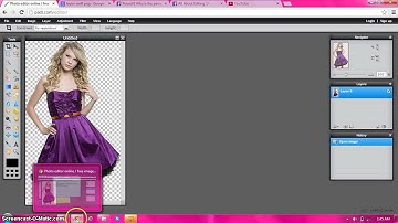 How To Make Glitter Shadow On PIXLR
