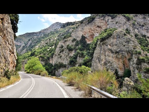 Driving from Sparta to Kalamata, Greece 🇬🇷