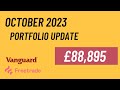 Freetrade &amp; Vanguard UK Portfolio Update | Oct 2023