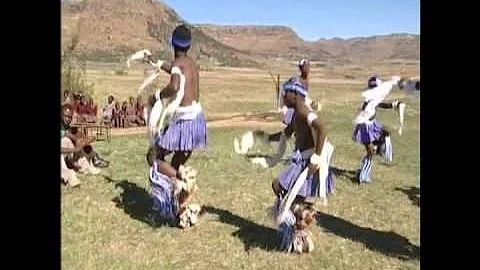 Traditional Lesotho Boys Dancing & Singing