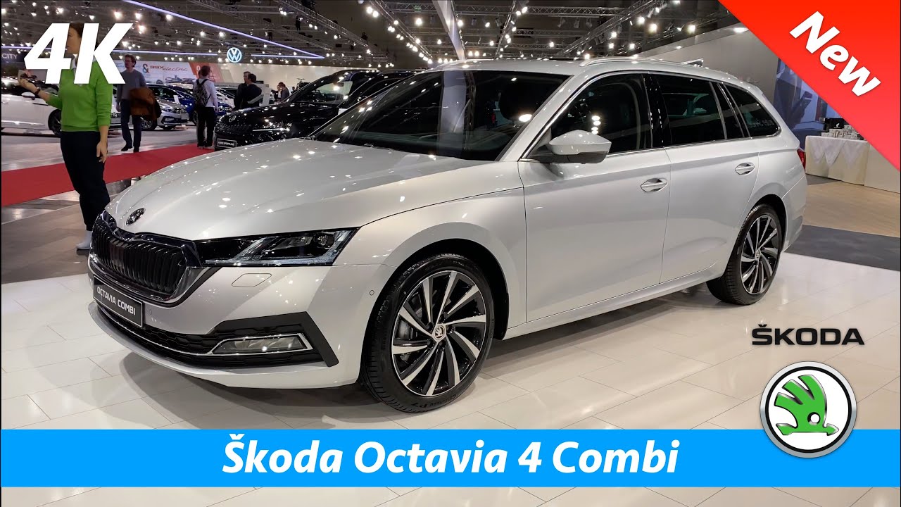 Foto Der neue Skoda Octavia IV Combi - Der Innenraum präsentiert sich  extrem aufgeräumt. Sogar die Klimaanlage ist im Bildschirm in der  Mittelkonsole - Bilder Der neue Skoda Octavia IV Combi 