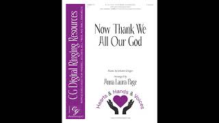 Cgbd117 Now Thank We All Our God - Anna Laura Page