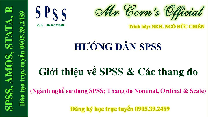 Khi nào chọn nominal khi nào chọn scale trong spss