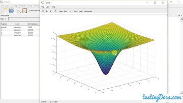 Surface Plot Example with Octave