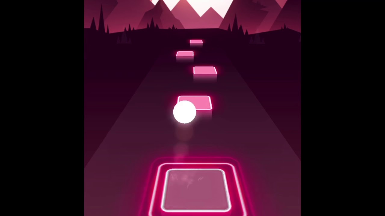 Playing tile hop - YouTube