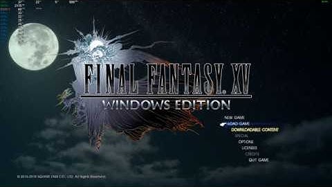 Final Fantasy XV Windows Edition 980ti OC PC gameplay performance