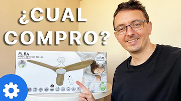 ¿Qué debo tener en cuenta al comprar un ventilador de techo?