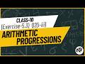Class 10 Maths | Chapter 5 Exercise 5.3 Q2 (i–iii) | Arithmetic Progressions | NR Maths Classes