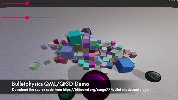 Bulletphysics Qt3D Demo