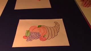 Easy to Draw Cornucopia