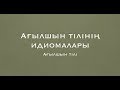 Ағылшын тілінің идиомалары / ҰБТ Академиясы