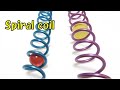 ビー玉コースター/スパイラルコイルの作り方  How To Make Marble Run Machine Spiral coil