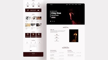 Responsive Personal Complete Portfolio Website HTML CSS And JavaScript | Mobile First