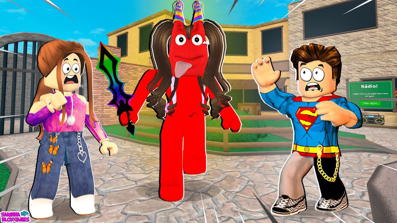 SARINHA VIROU O BANBAN no MURDER MISTERY 2 - Roblox
