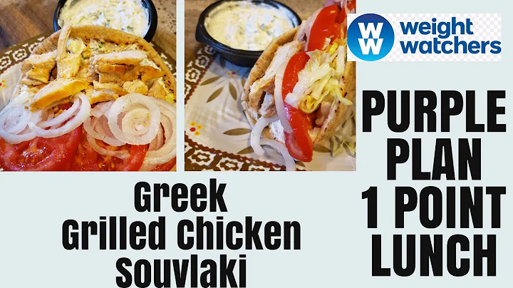 WW Purple Plan| 1 Point Lunch| Greek Grilled Chick...