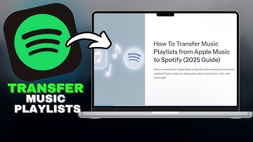 How To Transfer Music Playlists from Apple Music to Spotify in SECONDS!