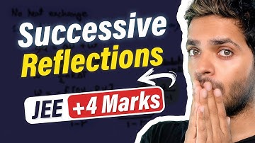Successive Reflections with PYQs #JEE Month by Vikrant Kirar