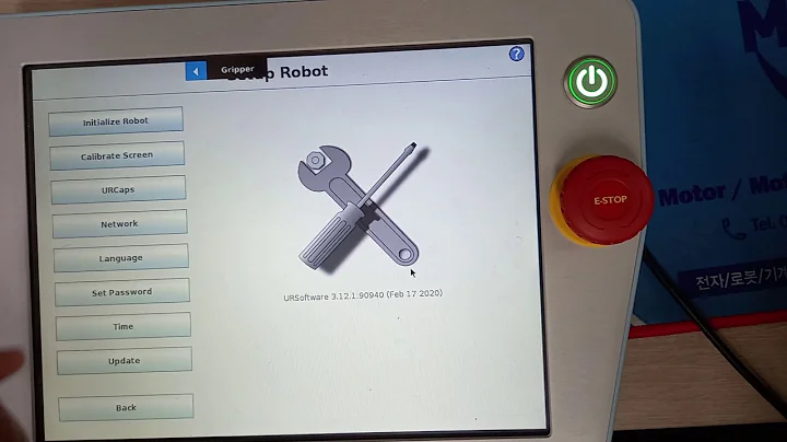 Configuring UR5 with ROS