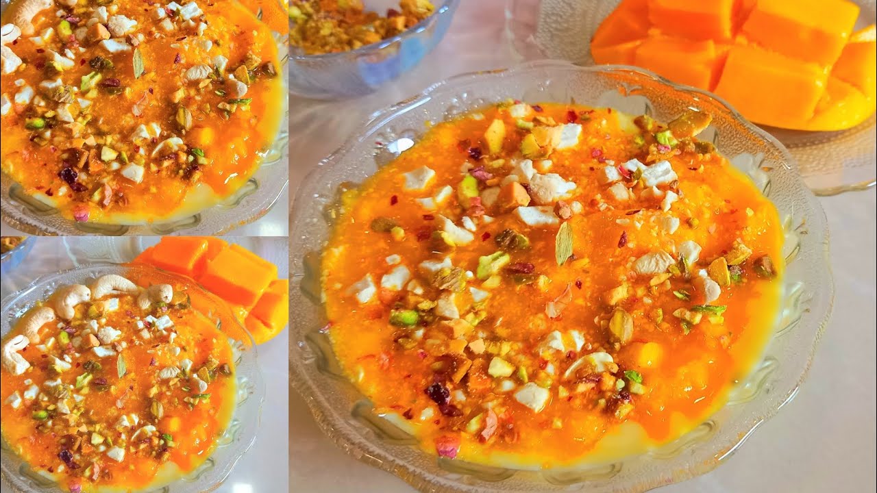 Cool refreshing summer recipe Easy to make Mango dessert recipeCreamy