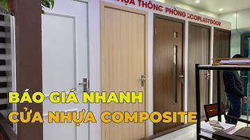 Báo giá cửa nhựa composite trọn gói cả thi công chưa đến 4 triệu liên hệ 0764267777