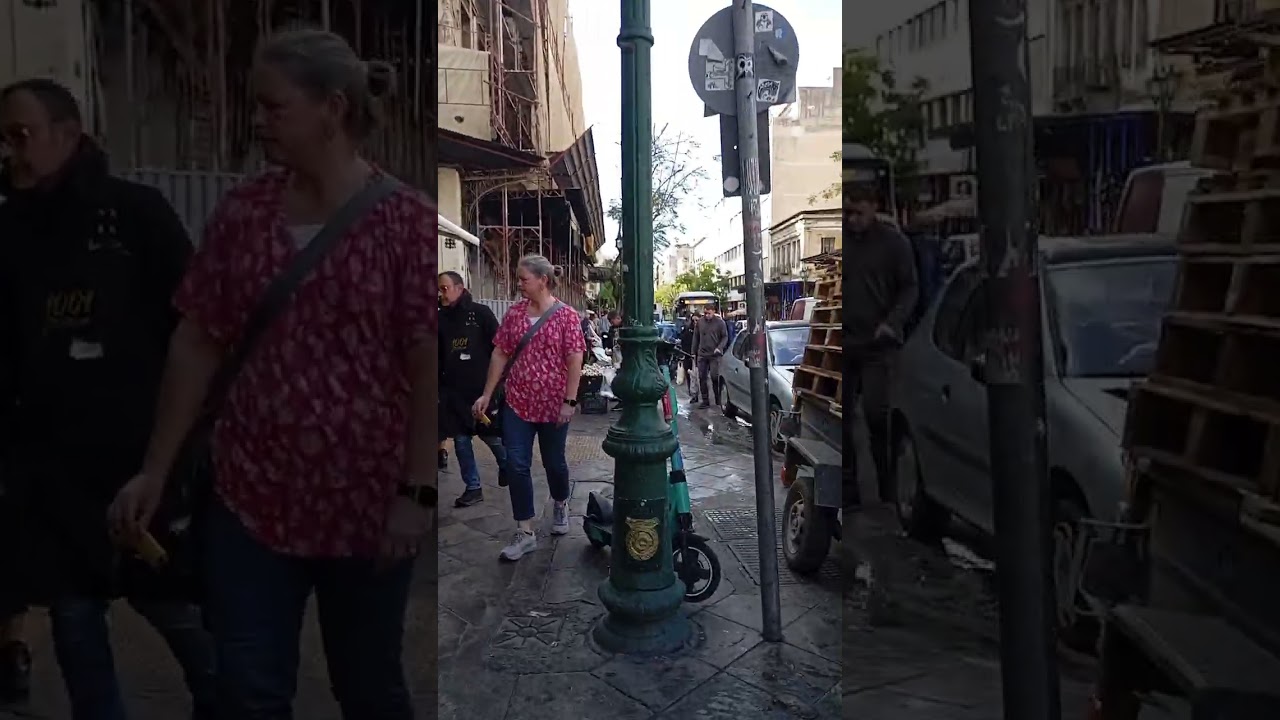 Walking in Athens #shorts #walking #life #travel