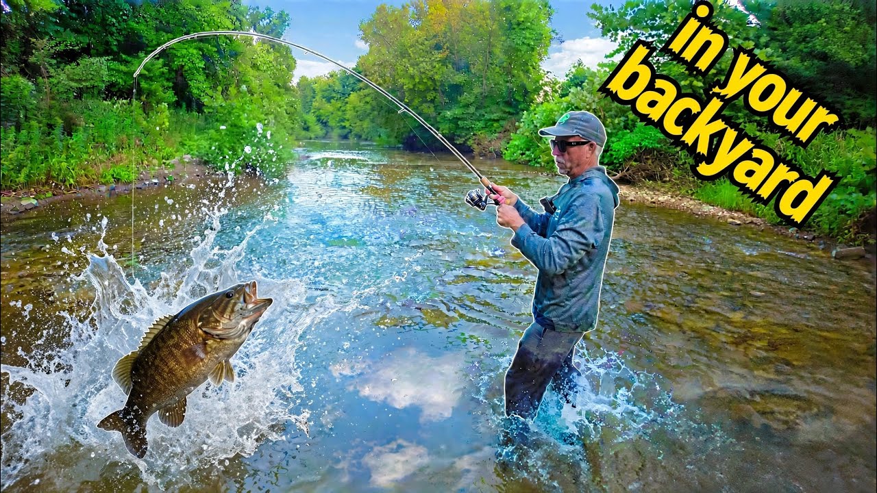 I rented a hotel room just to fish this creek! (Surprising catch!)