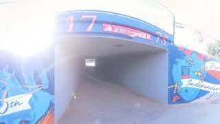 360 Cam - Calm Cruise out of Uptown Charlotte, NC Bike Commute + 1 AGGRESSIVE Driver