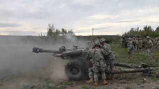 Direct Fire Drill M119 Howitzer Super Fun Direct Fire Dirll M119 105 Mm Howitzer