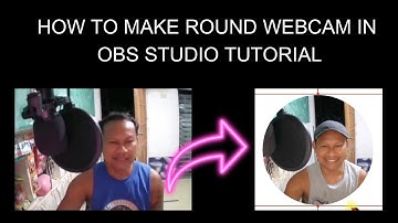 HOW TO MAKE ROUND WEBCAM w/ SHADOW IN OBS STUDIO TUTORIAL