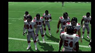 Madden Nfl 07 Ps2 Hall Of Fame Rebuild Gameplay New 98 Atlanta Falcons Vs New Baltimore Ravens