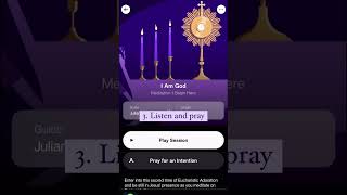🙏Pray a Holy Hour with Hallow App🙏 screenshot 1