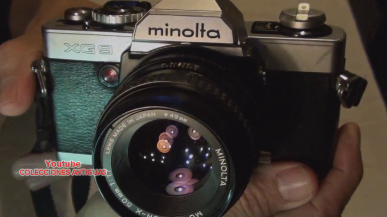 vintage MINOLTA XG 9 camara de rollo camera film YouTube
