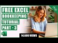 Bookkeeping for Small Business - Excel Tutorial - Part 3 - Expenditure Tracking