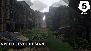 Post-Processing Stack 5.6 - Abandoned New York | Speed Level Design (Unity 5.6)